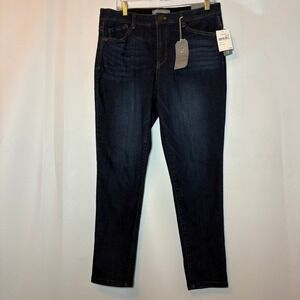 NWT Wit & Wisdom Indigo Denim High Rise Luxe Touch Modern Absolution Jeans Sz 12